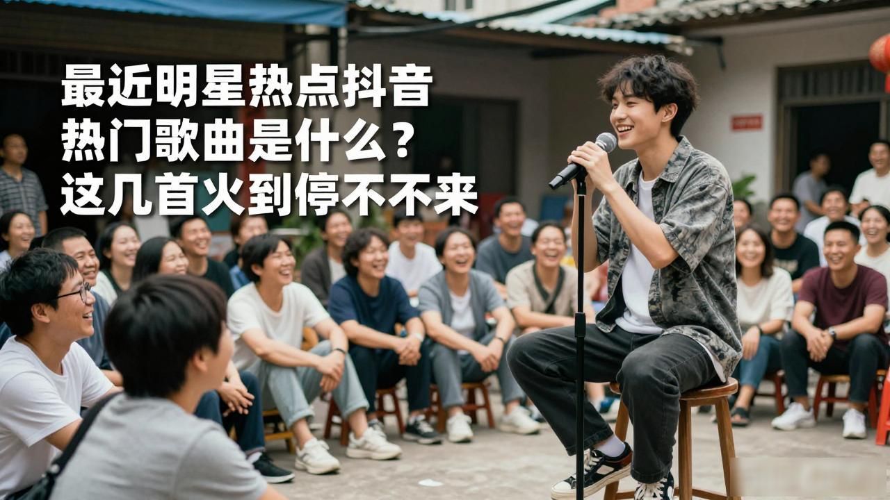 最近明星热点抖音热门歌曲是什么？这几首火到停不下来