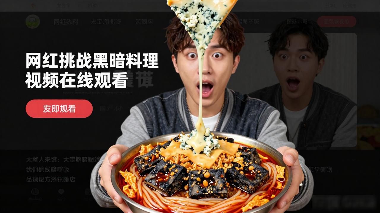 网红挑战黑暗料理视频在线观看，这5期我反复看了三遍
