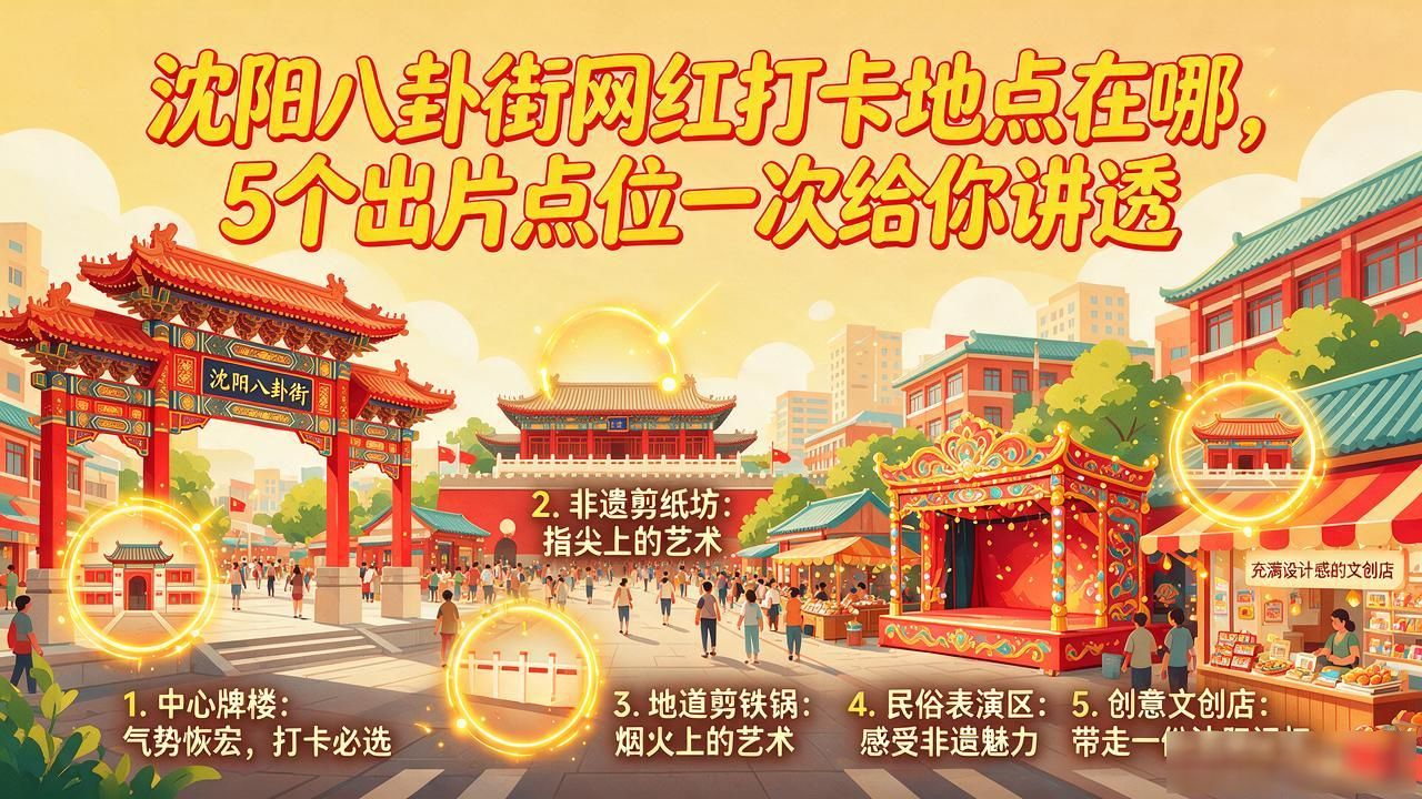 沈阳八卦街网红打卡地点在哪，5个出片点位一次给你讲透